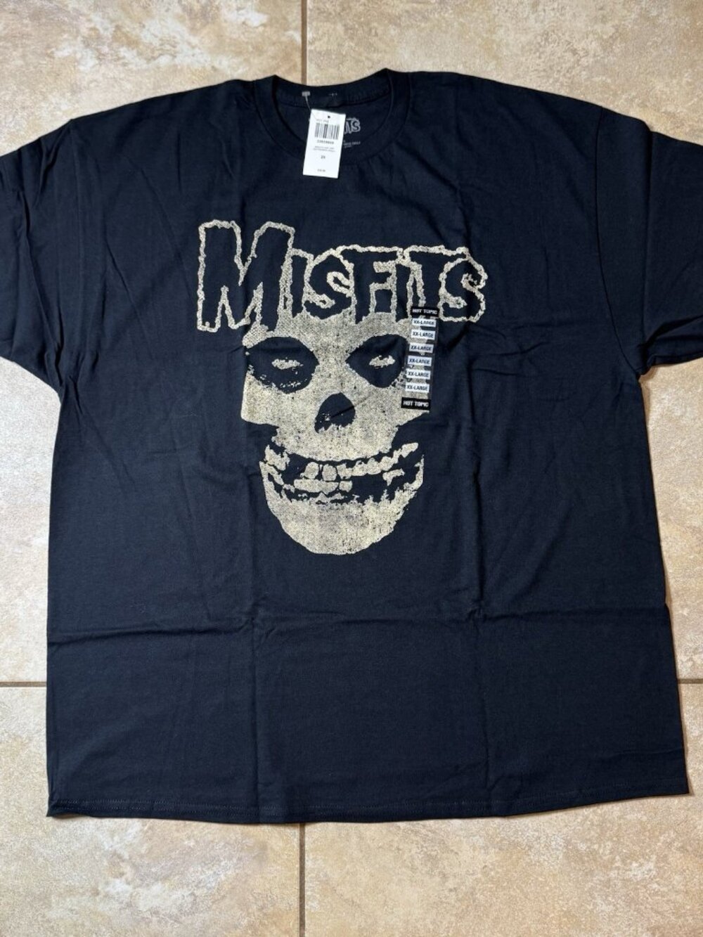 Misfits Fiend Distressed Skull Logo T-Shirt Size 2XL New With Tags